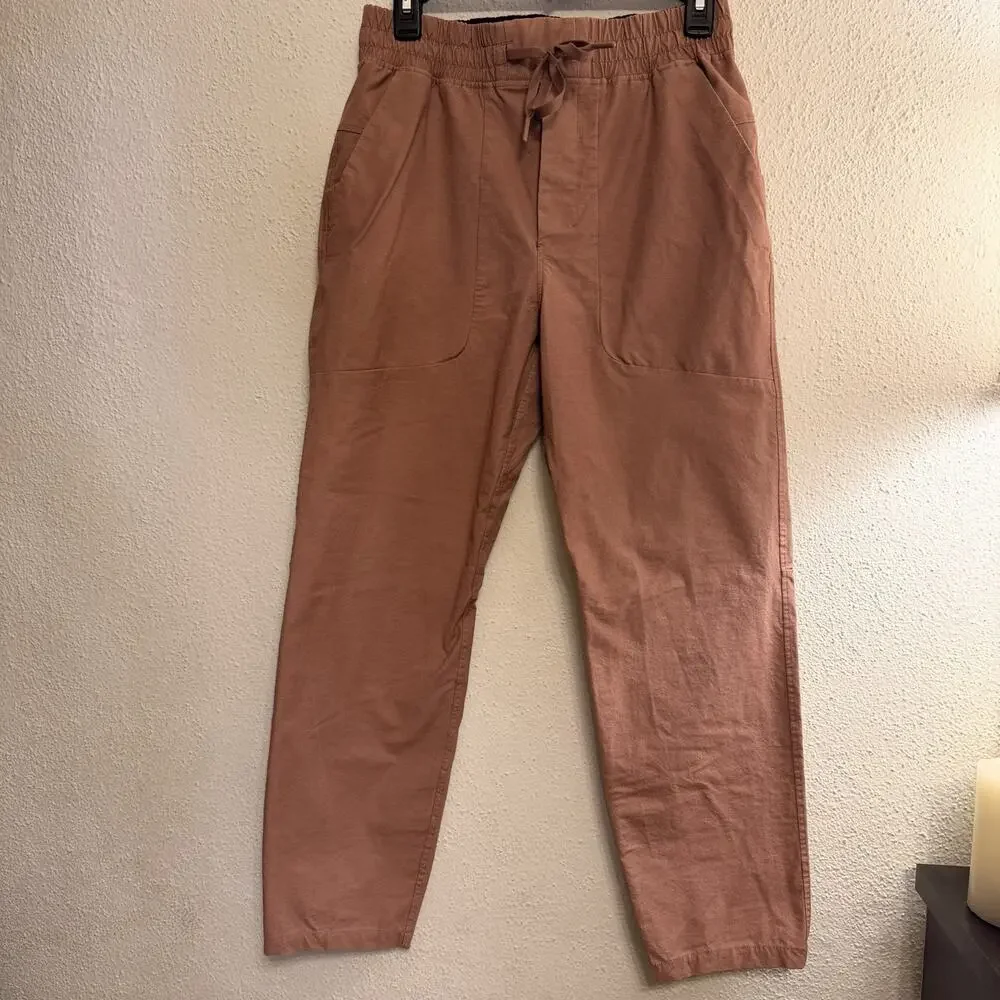 Lululemon Bowline Utilitech Pants Men Size S Mauve Coral ABC Chino Slim LM5A97S